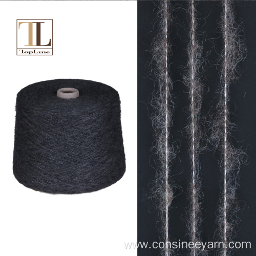 Topline fancy cashmere blend filament silk brush yarn